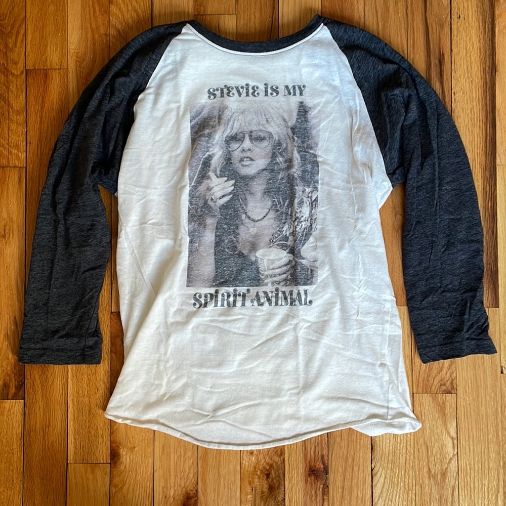 “Stevie Is My Spirit Animal” Baseball 3/4 Sleeve T